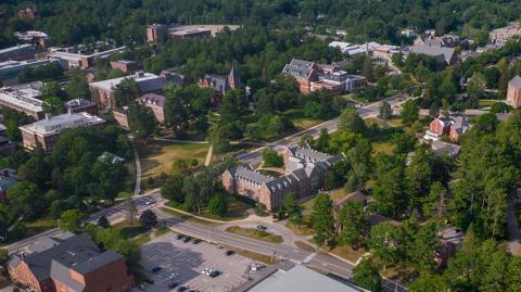 UNH Durham campus aerial